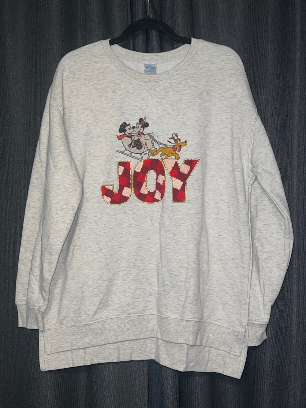Ugly Christmas Sweater Xmas Sweatshirt Crewneck Size XXL Disney